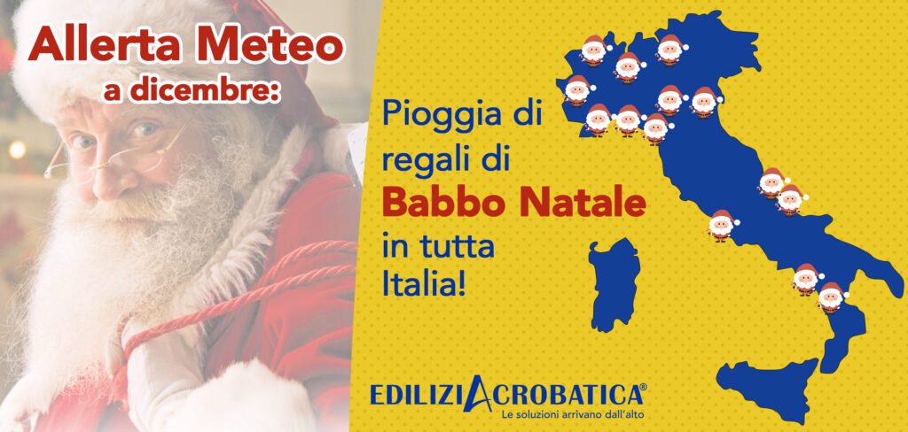 Programmazione del Babbo Natale Acrobatico in tutta Italia!