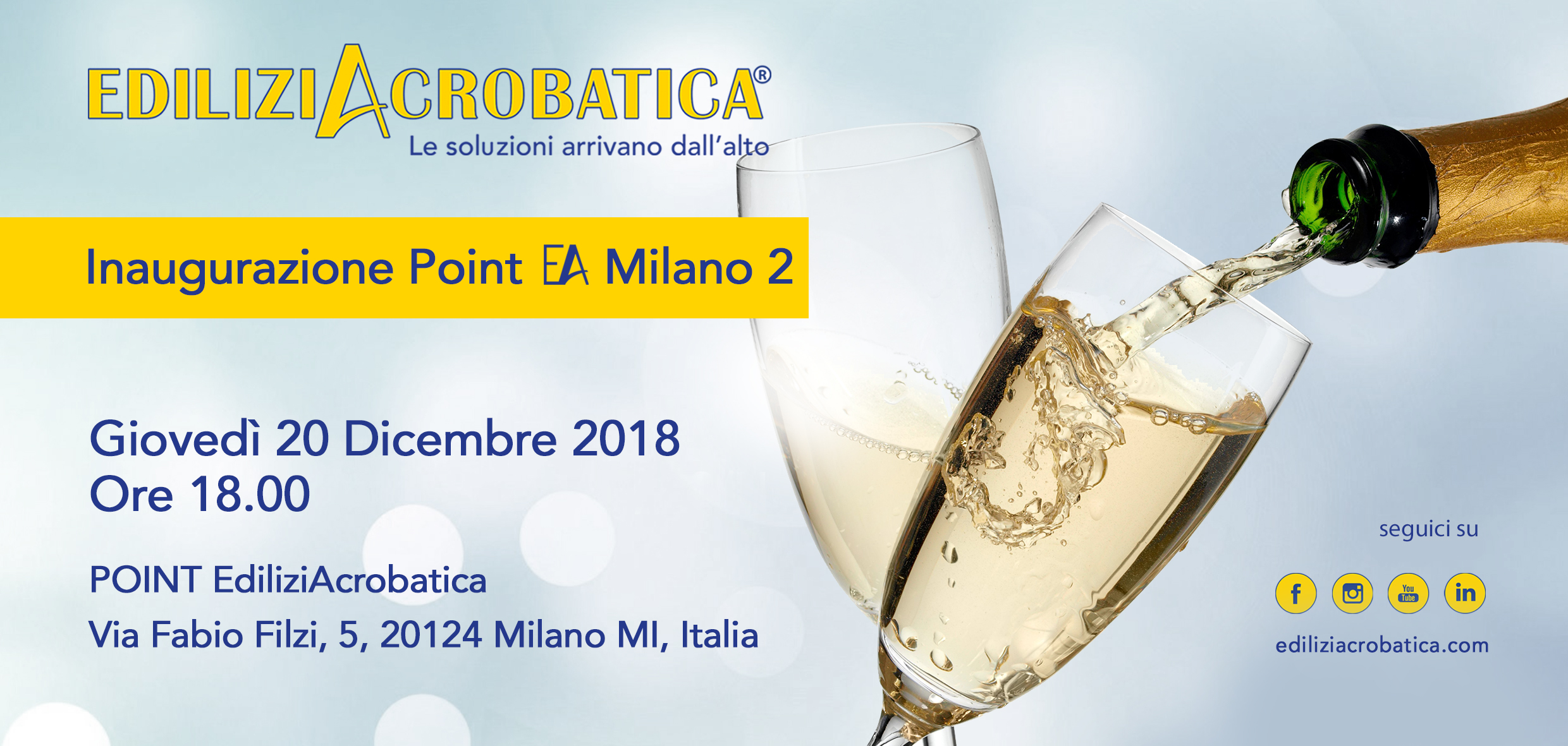 INAUGURAZIONE POINT MILANO 2: Giovedì 20 Dicembre