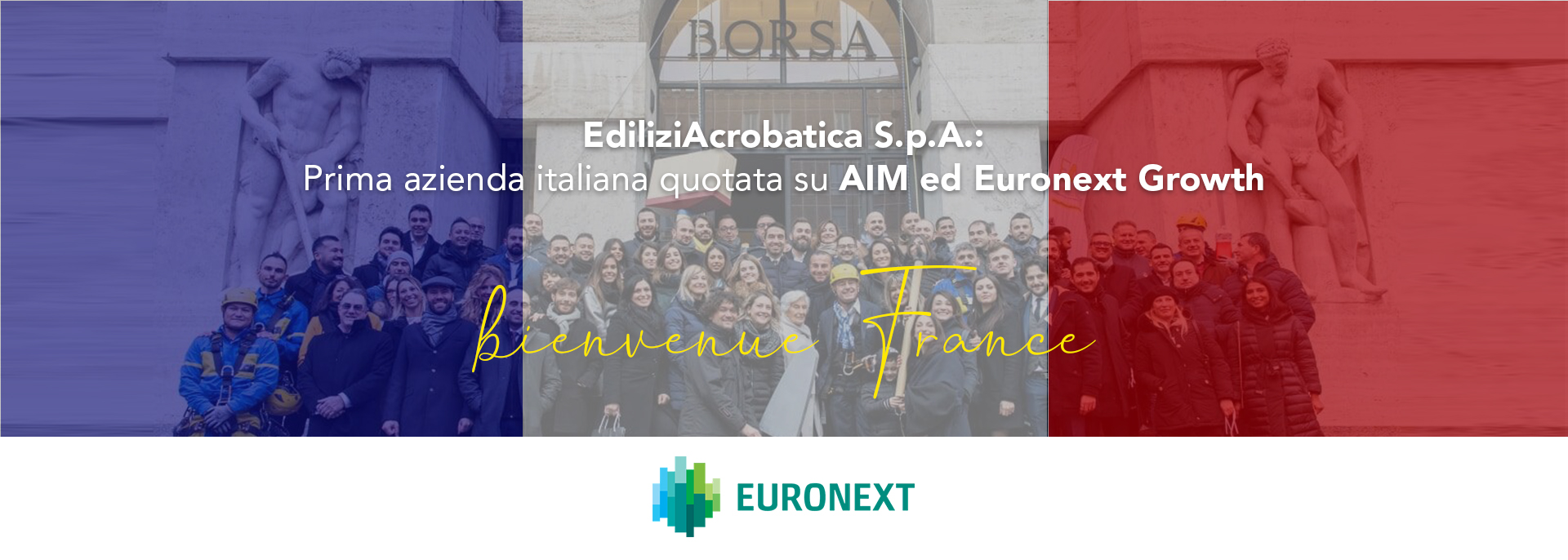 EdiliziAcrobatica S.p.A. ammessa nel mercato Growth di Euronext