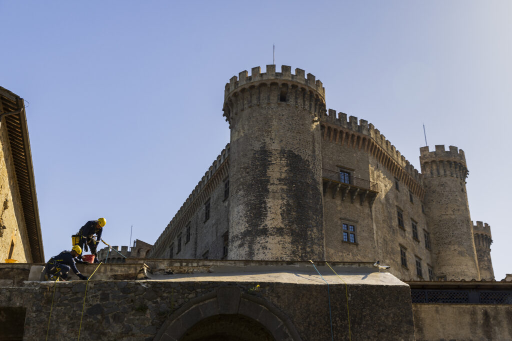 Interventi di salvaguardia del Castello Orsini-Odescalchi.