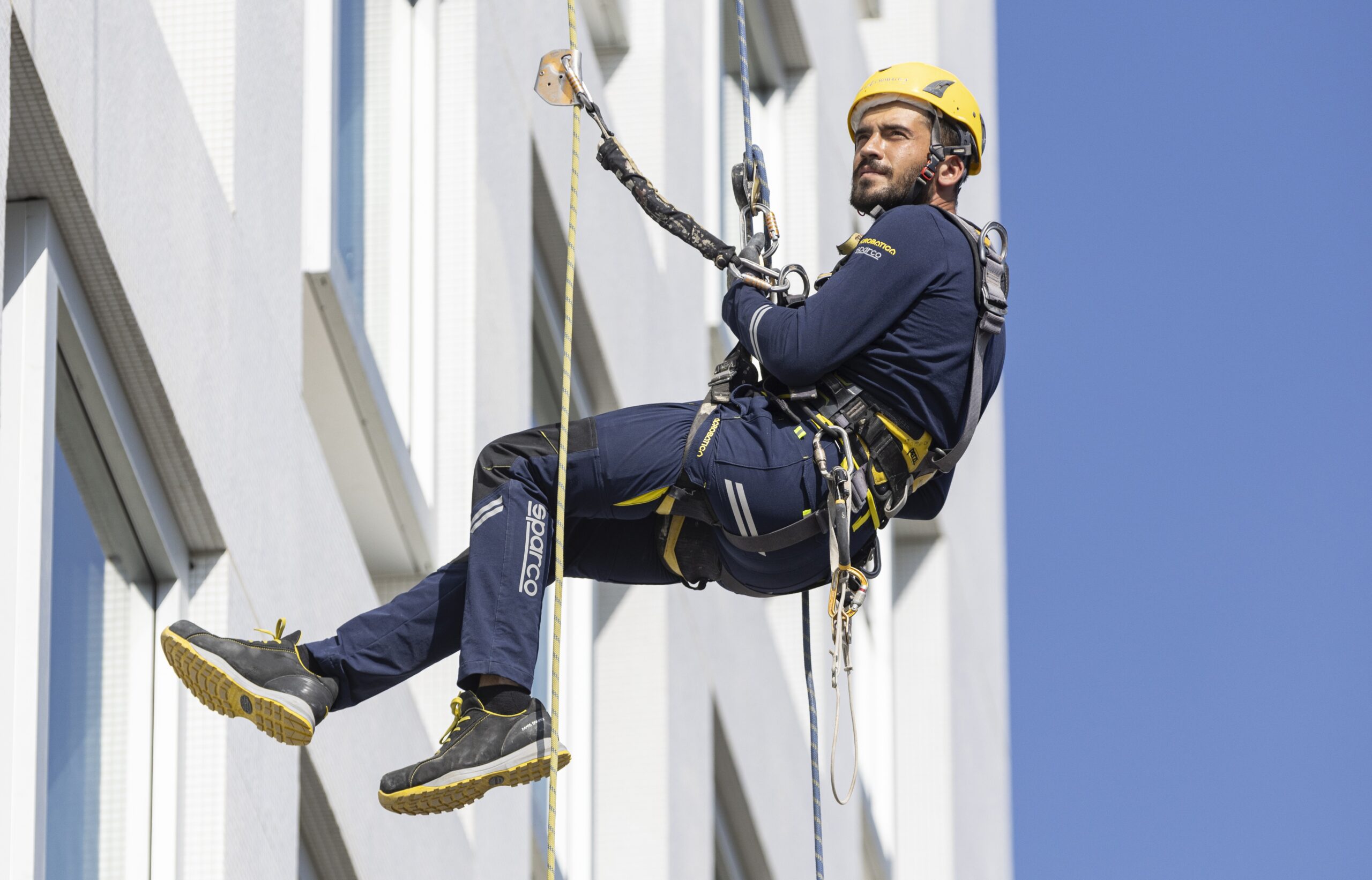 operaio di acrobatica