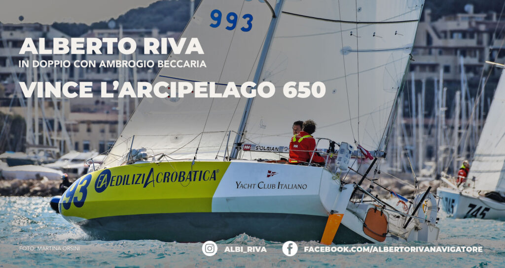 ALBERTO RIVA in doppio con Ambrogio Beccaria VINCE L’ARCIPELAGO 650
