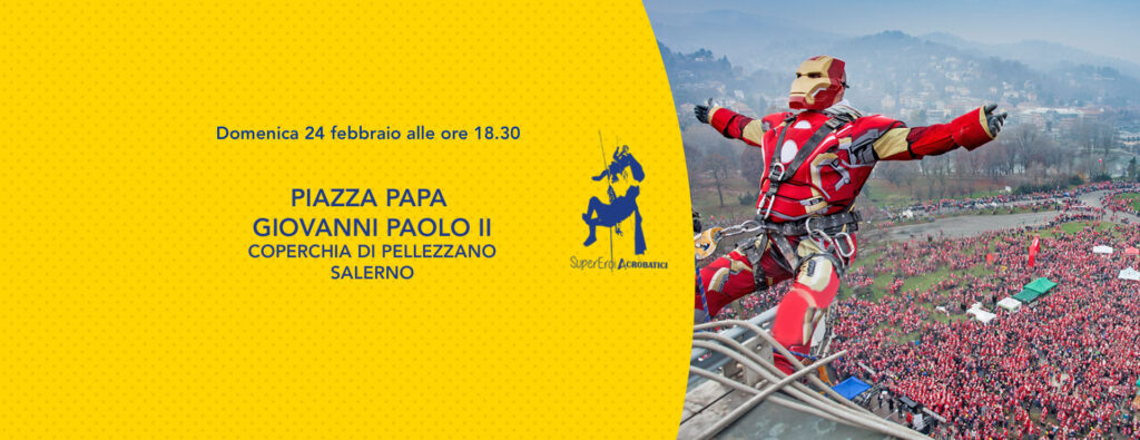 I Supereroi Acrobatici a Salerno, Piazza Papa Giovanni Paolo II